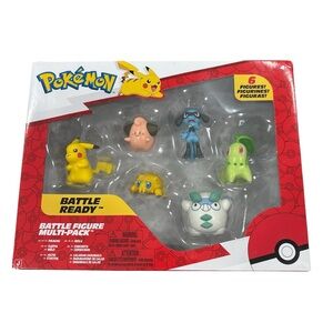 Pokemon Battle Figure Multi-Pack - Yellow, Blue, Green Figures